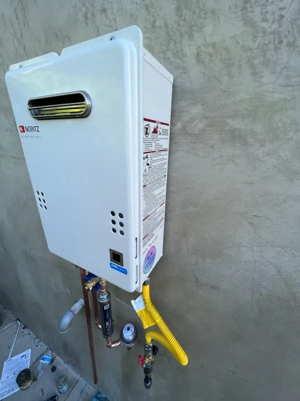 Tankless water heater installation for Franklinville homes